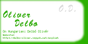 oliver delbo business card